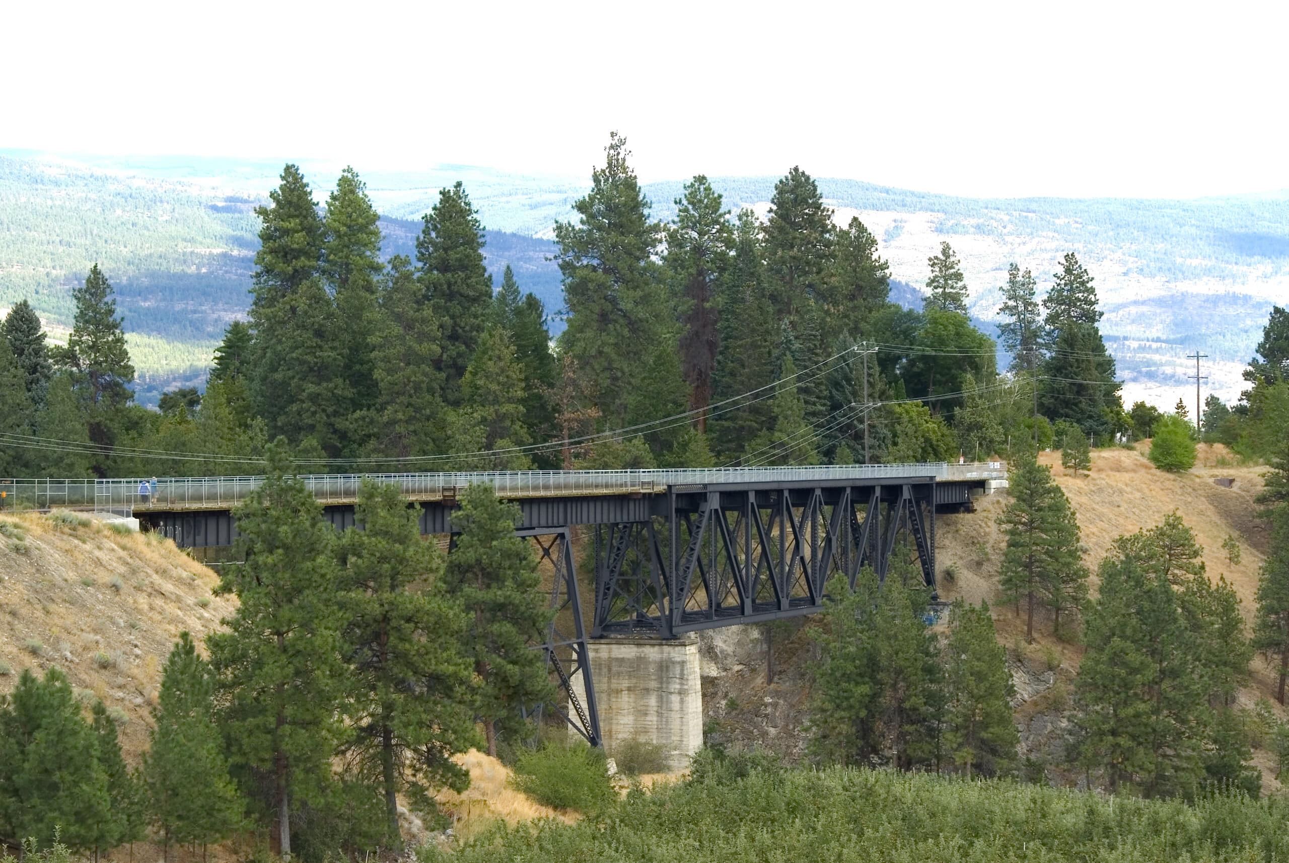 Kettle Valley Railway / Trans Canada Trail in the Penticton Area: Trout Creek to Chute Lake