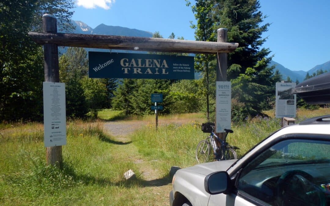 N&S Railway, Galena Trail & Kaslo River Cycling Trail