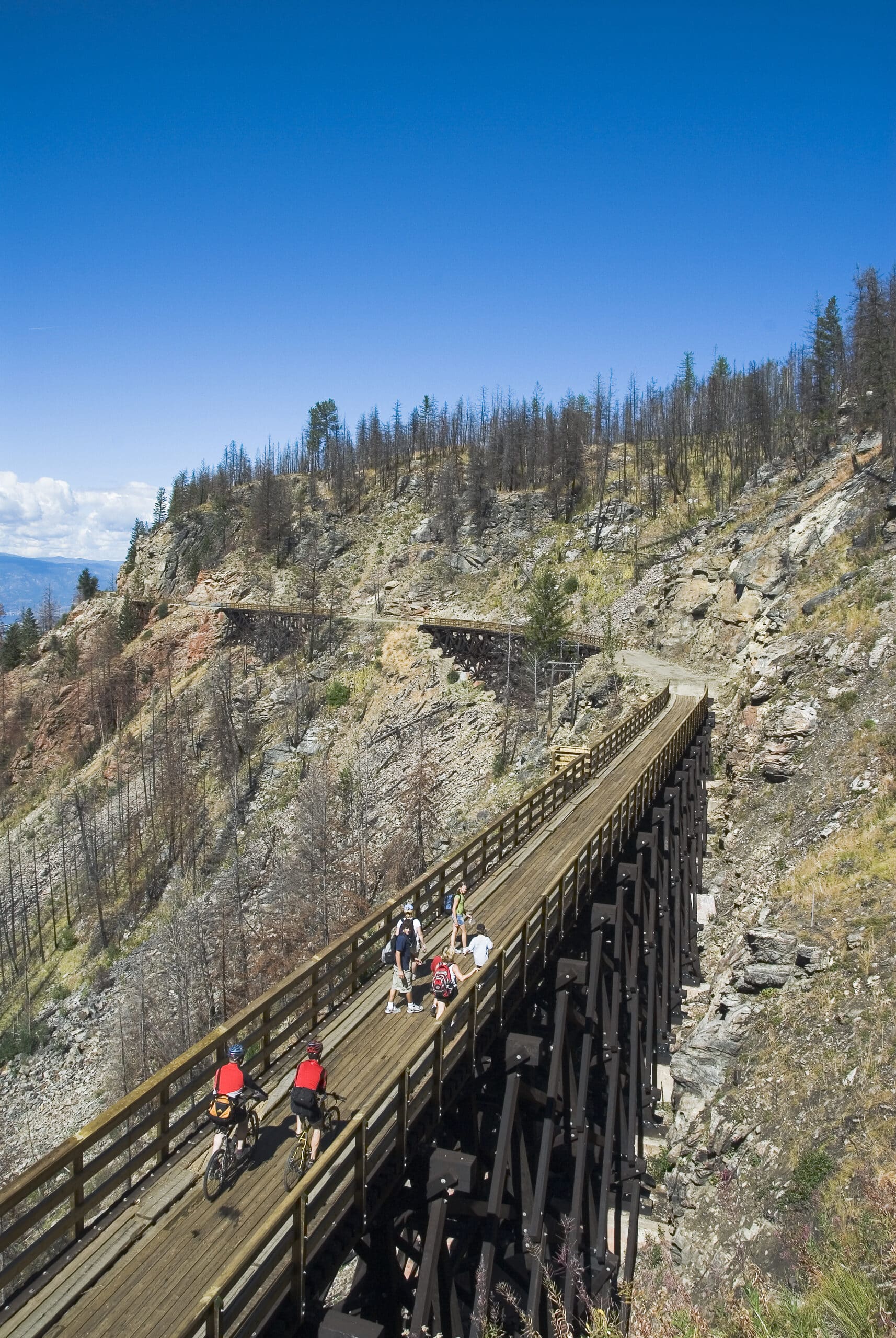 Equestrian Bypass Route. Alternate to the Kettle Valley Railway / Trans Canada Trail in the Myra Canyon